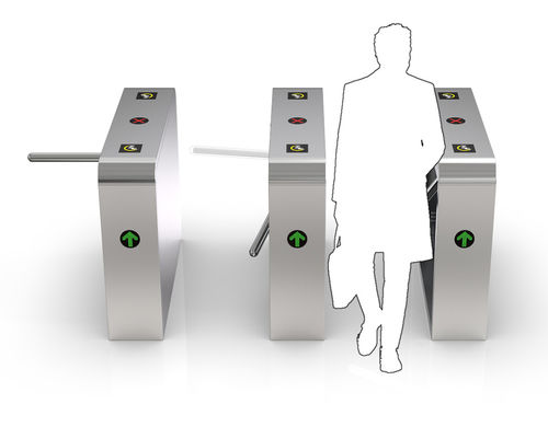0.2S Turnstile Biometric Access Control Ticket Checking Barriera del cancello del treppiede