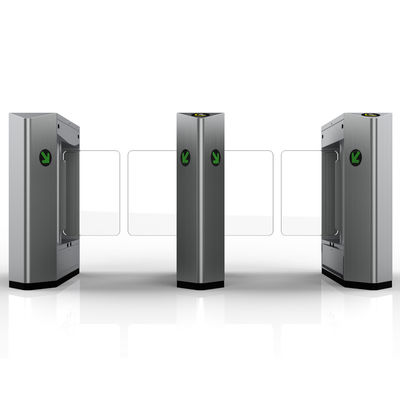IP54 Protected Swing Turnstile Gate Silver Color Operation con interfaccia RS485/TCP/IP