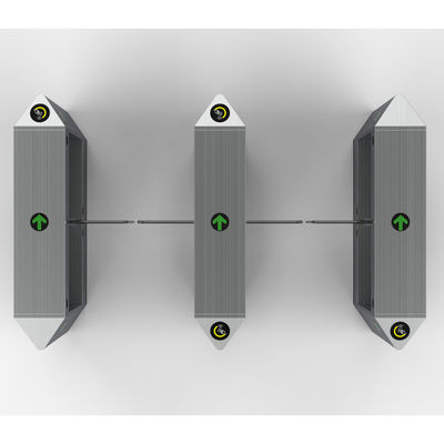 IP54 Protected Swing Turnstile Gate Silver Color Operation con interfaccia RS485/TCP/IP